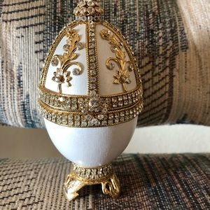 Faberge style real goose egg